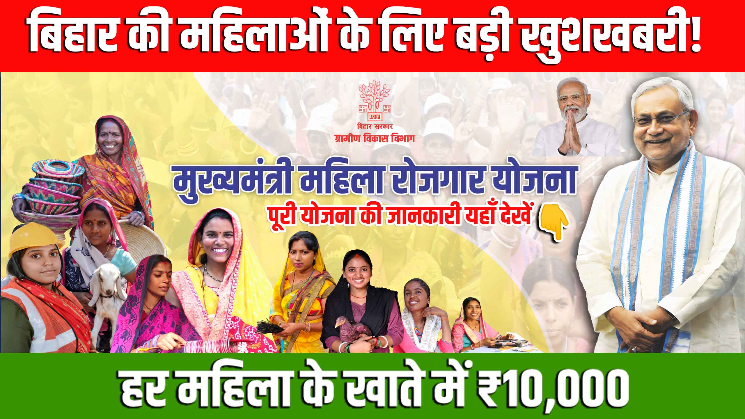 Mahila Rojgar Yojana Update